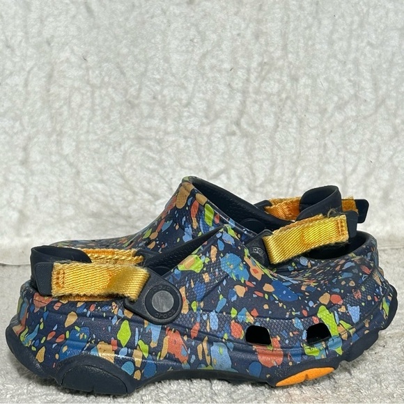 Crocs Little Kids All Terrain Terrazzo Classic Iconic Comfort Clog Sandals SZ 12 - Picture 6 of 8